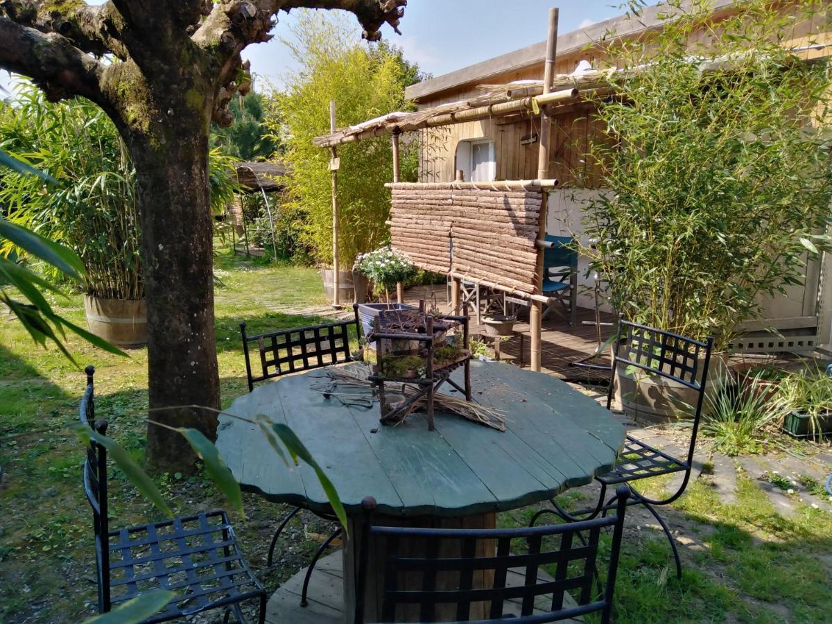 Le Gite Yin Et Yang Du Jardin Cache Marmande Exteriör bild